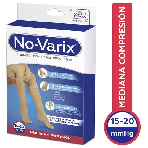 Media de Compresión No-Varix® mujer 15-20 mmHg  transparente