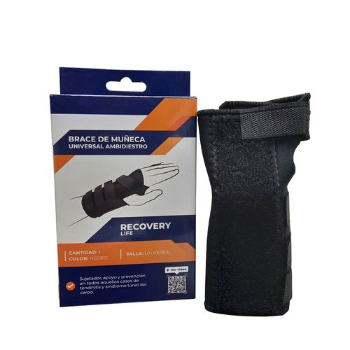 Brace muñeca universal ambidiestro Negro