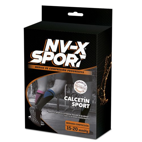 Media de compresión deportiva unisex 15-20 mmHg NV-X® Sport