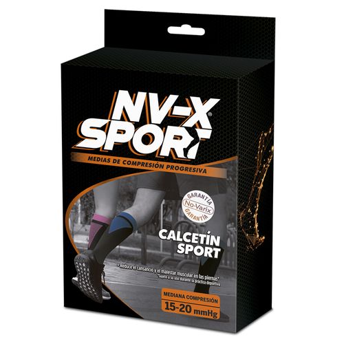 Media de compresión deportiva unisex 15-20 mmHg NV-X® Sport