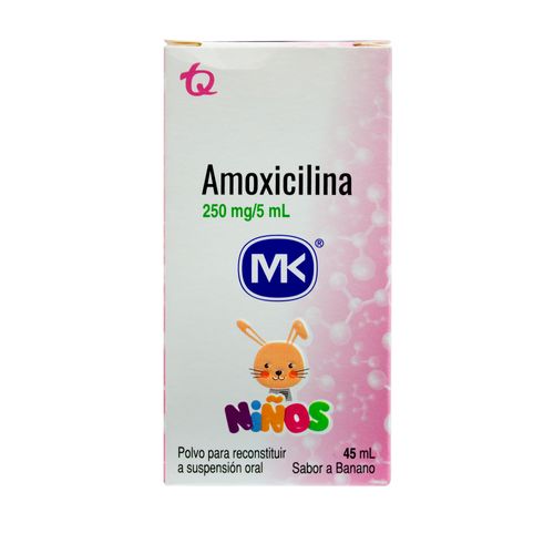 Amoxicilina Susp 250Mg/5Ml Fcox45Ml Mk