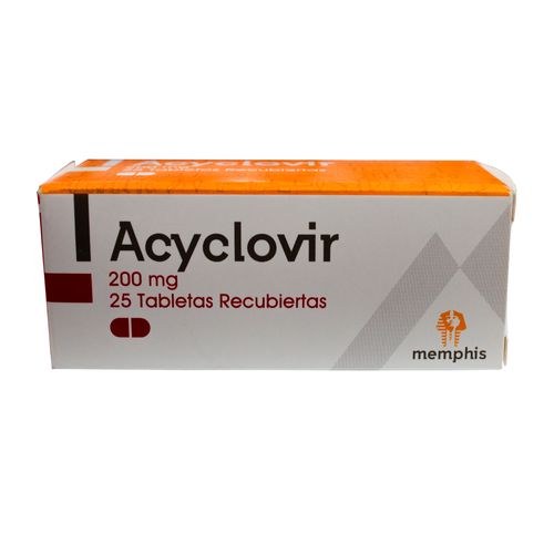 Aciclovir 200 Mg Cj 25 Tab Memp