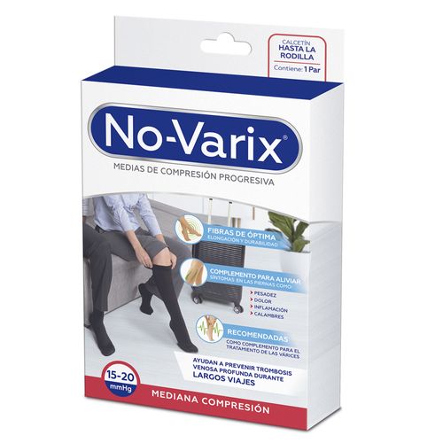 Media de Compresión No-Varix® unisex 15-20 mmHg travel socks