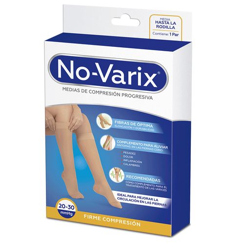 Media de Compresión No-Varix® mujer 20-30 mmHg  transparente