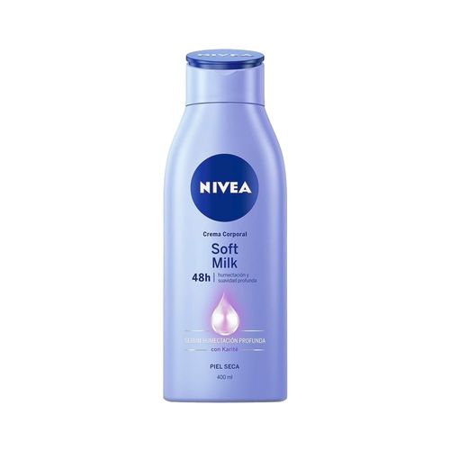 Crema Nivea Body Soft Milk Piel Seca Frasco x 400 ml