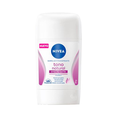 Desodorante Nivea Barra Aclara Effect Satin x 50 g