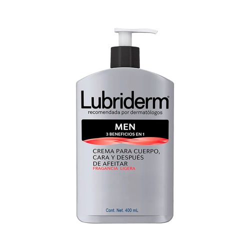 Crema Lubriderm Para Men Frasco x 400 ml