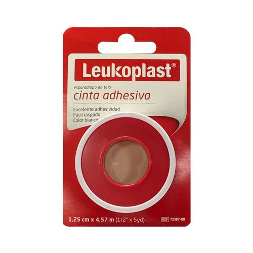 Esparadrapo Leukoplast Tela 1/2 x 5 Y Tarjeta
