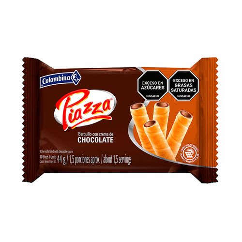 Barquillos Piazza Chocolate x 10