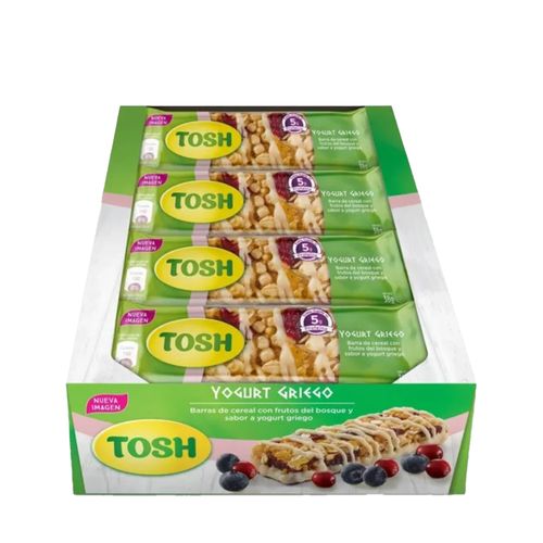 Barra Tosh Yogurt Frutos Rojos 38 g Caja x 12 Unidades