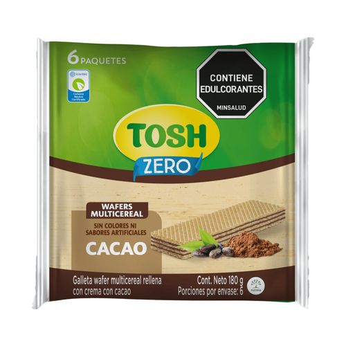 Galletas Tosh Wafer Multicacao 30 g Bloque x 6 Unidades