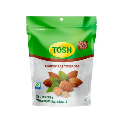 Pasabocas Tosh Almendras Doypack x 100 g