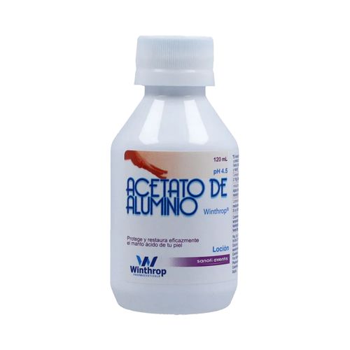 Acetato Aluminio Genfar Loción x 120 ml