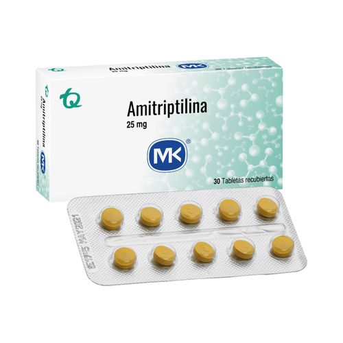 Amitriptilina Mk 25 mg x 30 Tabletas
