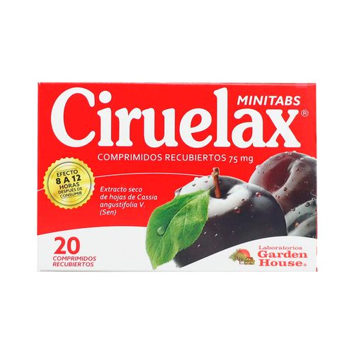 Minitabs Ciruelax 75 mg x 20