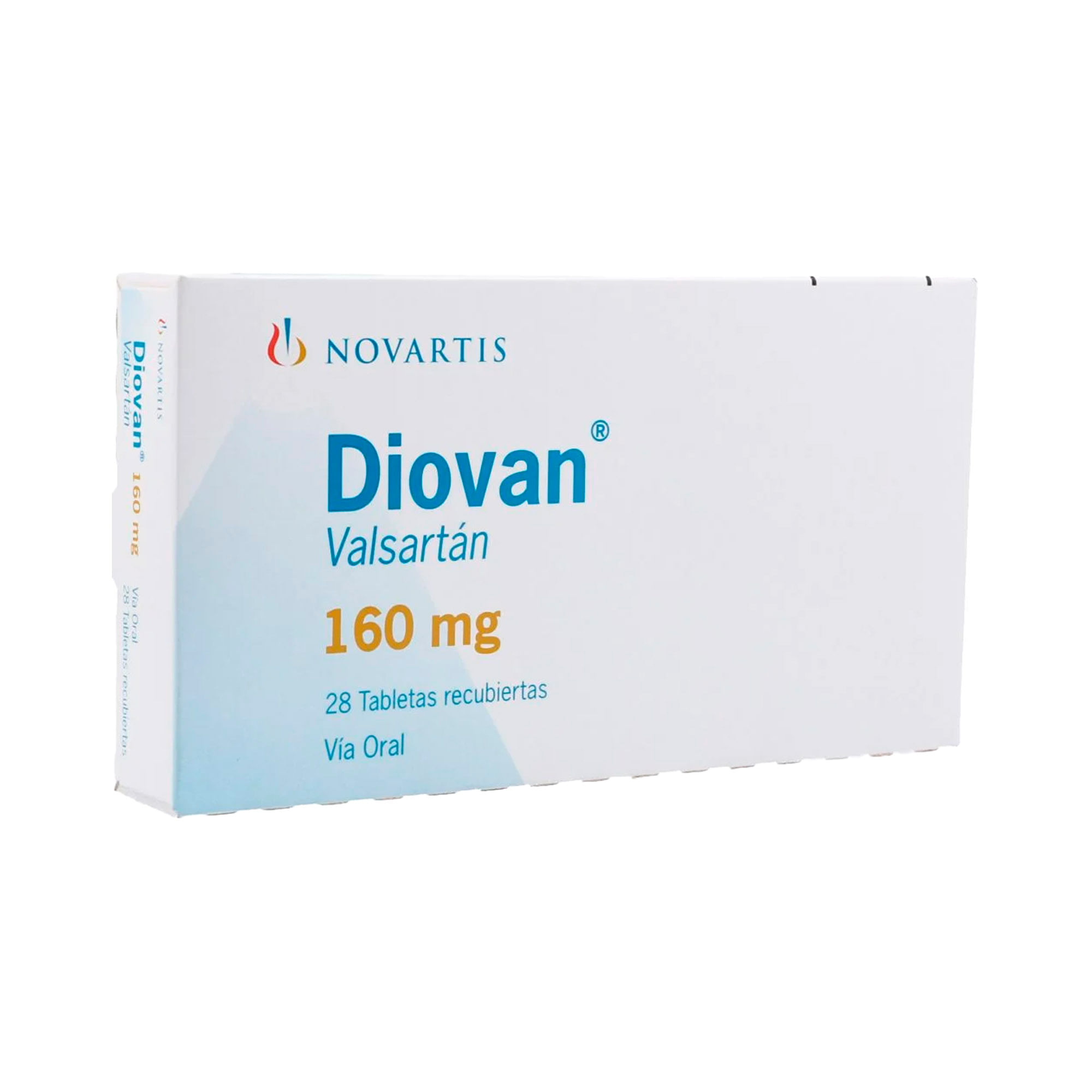 Tableta Rercubierta Diovan 160 mg x 28 unidades - Ortopédicos Futuro