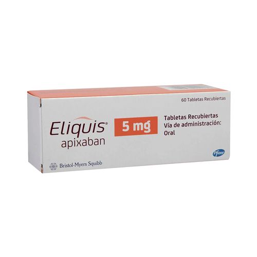 Tableta Recubierta Eliquis 5 mg x 60 Unidades