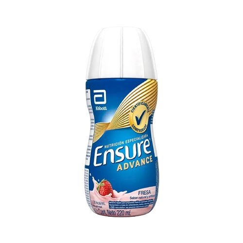 Liquido Ensure Advance Fresa Frasco x 220 ml