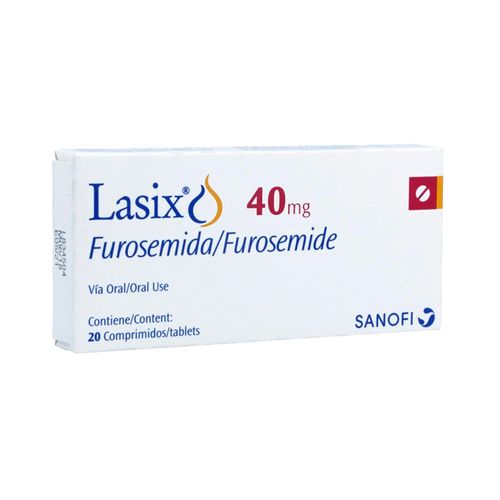 Lasix Comprimido 40 mg x 20 Tabletas
