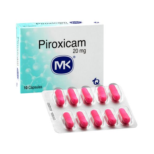 Piroxicam MK Cápsula 20 mg x 10 Tabletas