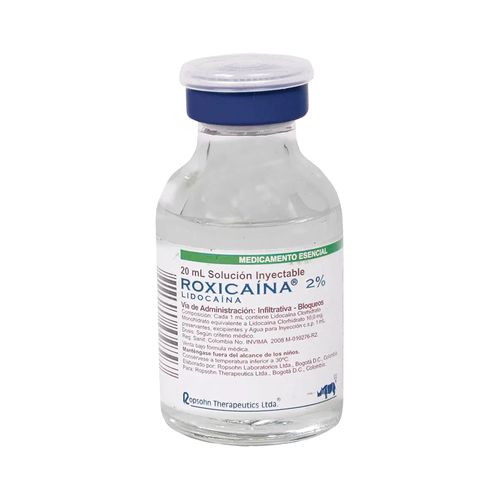 Vial Roxicaina 2% 10 ml