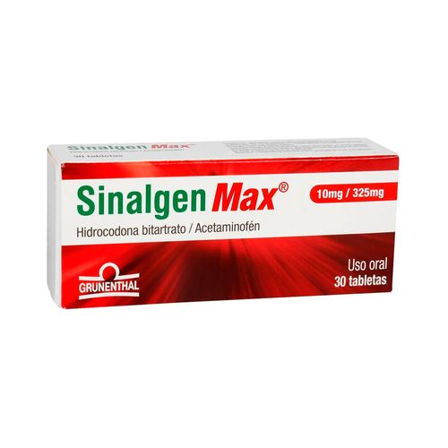 Sinalgen Max 10 mg / 325 mg x 30 Tabletas