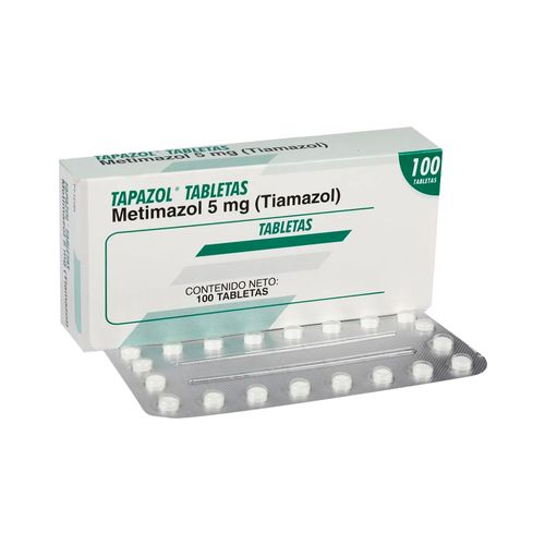 Tapazol 5 mg x 100 Tabletas