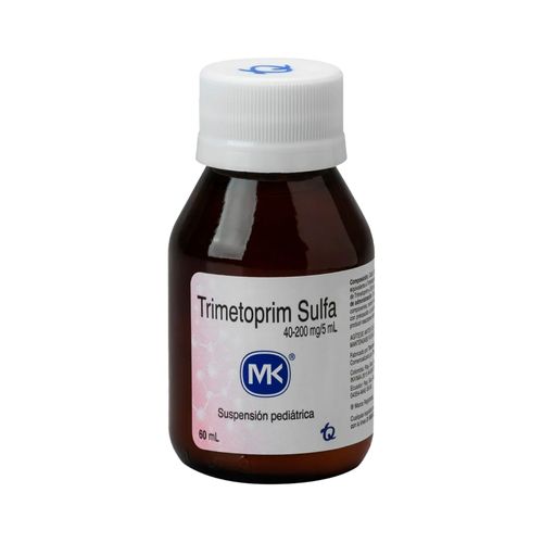 Trimetoprim Sulfa Suspensión 10/200 mg en Frasco x 60 ml