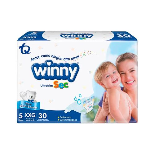 Pañal Winny Secado Etapa 5 x 30 Unidades