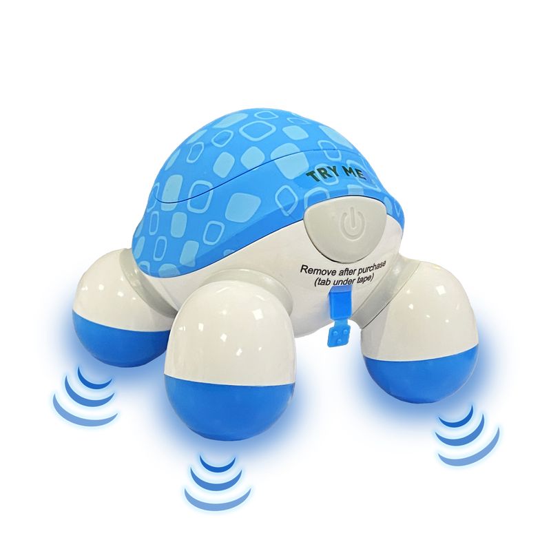Masajeador Turtle Mini Nov-60 HOMEDICS Individual x 1 Este masajeador es perfecto para un masaje vibratorio personal y portátil. Su diseño liviano y su cómodo funcionamiento con batería hacen que este masajeador portátil sea fácil de usar cuando y donde 