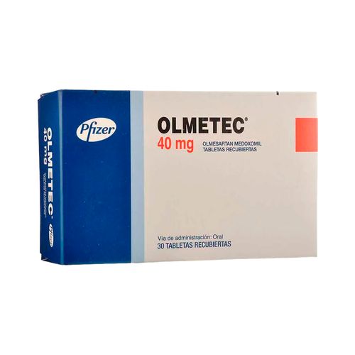 Olmetec 40 mg x 30 Tabletas Recubiertas