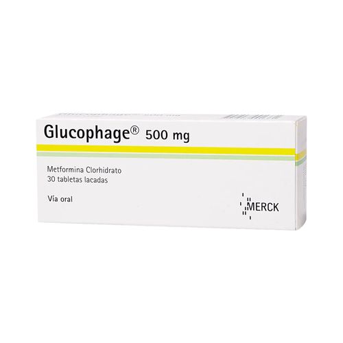 Glucophage 500 mg x 30 Tabletas