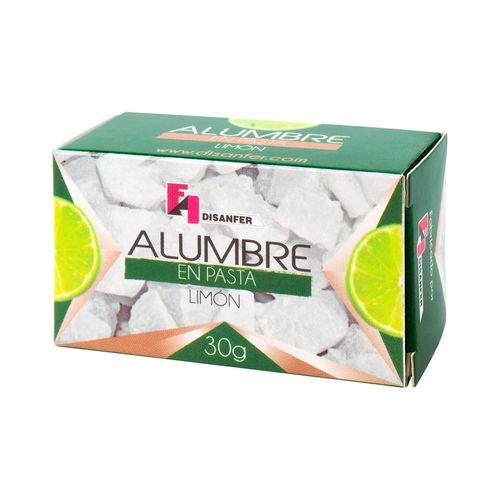 Alumbre Disanfer en Barra Sabor Limón x 30 g