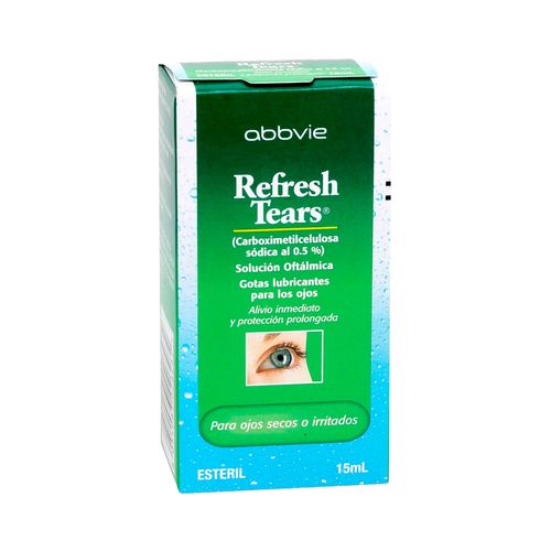 Solución Oftal Refresh Tears Frasco x 15 ml